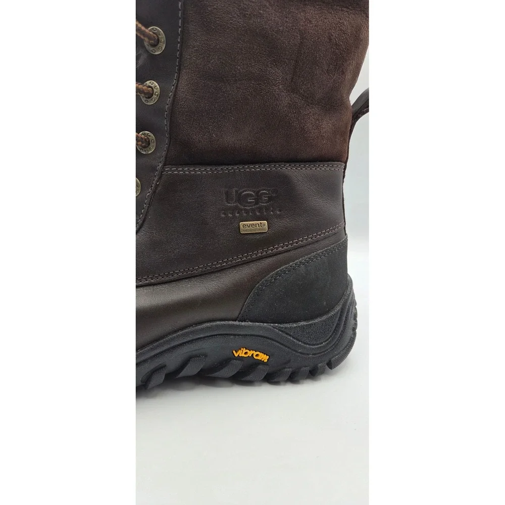 UGG Adirondack II Womens Boots Size 9 Brown Waterproof Leather Vibram 5446